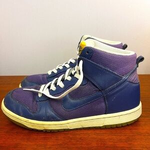 Nike Dunk High ZOOM Premium Lakers Purple Size 8 Vintage